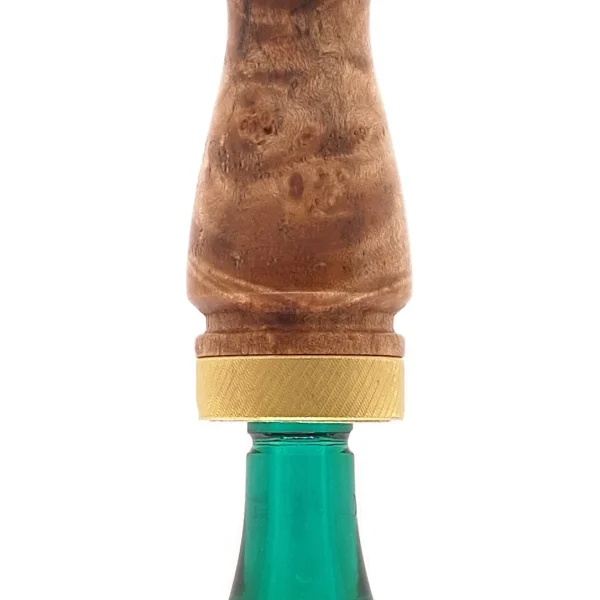 Maple_Burl+Knurled_Brass_Green_Insert