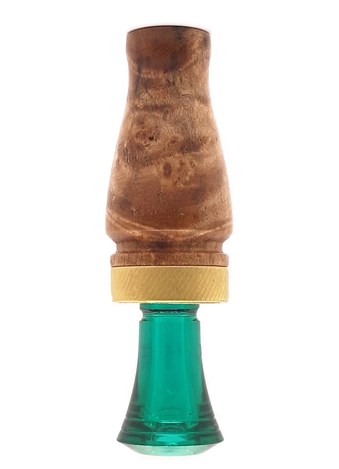 Maple_Burl+Knurled_Brass_Green_Insert